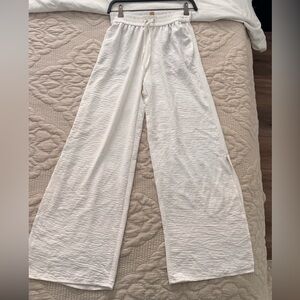 Michael Kors Ivory Elastic Waist Pull-On Pants